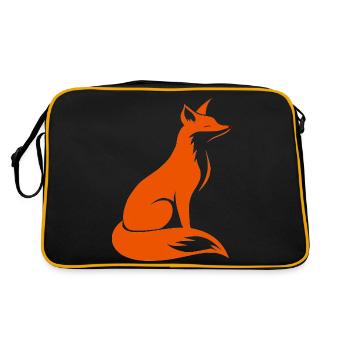 Renard - Sac Retro - noir/or - Dos
