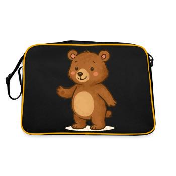 Ours Ours en peluche - Sac Retro - noir/or - Dos