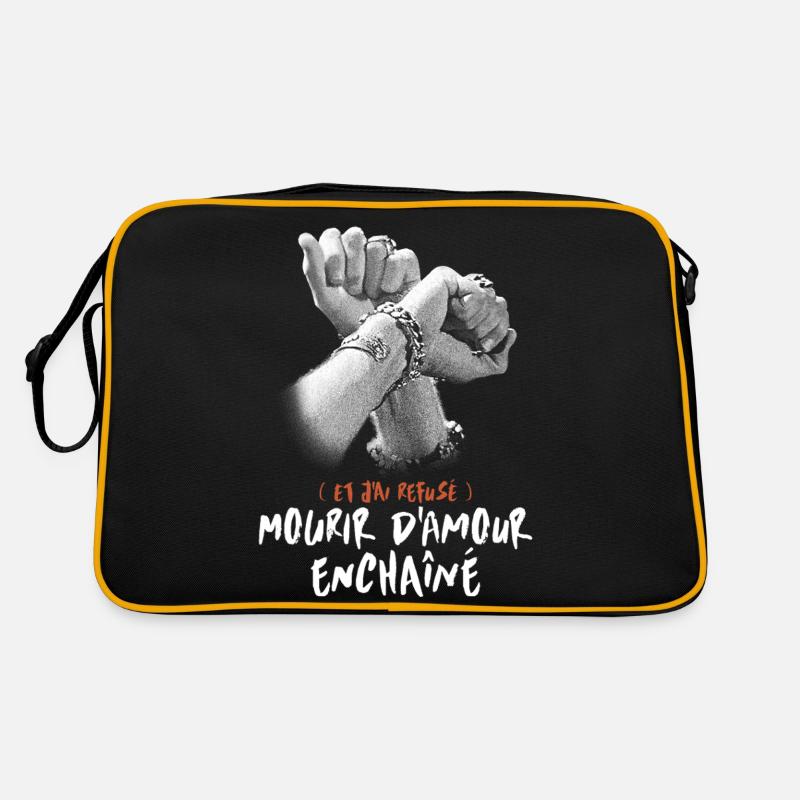 MOURIR D AMOUR ENCHAINÉ Sac Retro