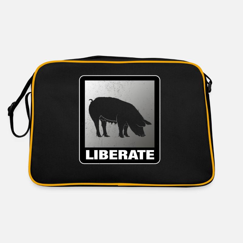 Libérer Vegan Animal Liberation Sac Retro