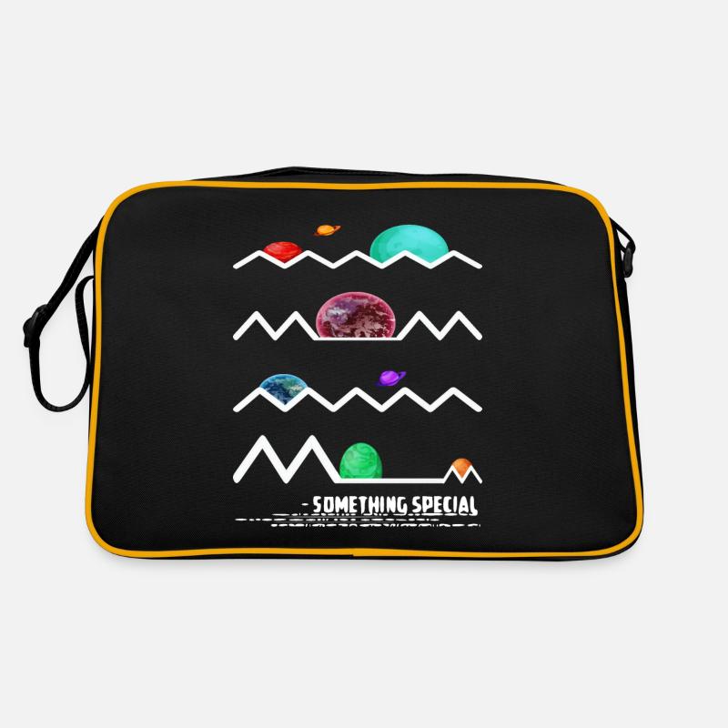 Space with planets Retro Bag