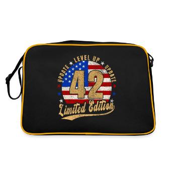 Update Level Up 42 Years Limited Edition USA - Retro Bag - black/gold - Back