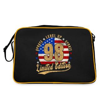 Update Level Up 98 Years Limited Edition USA - Retro Bag - black/gold - Back