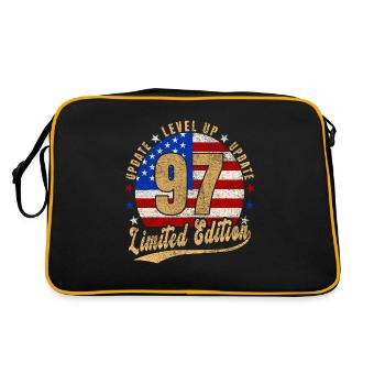 Update Level Up 97 Years Limited Edition USA - Retro Bag - black/gold - Back