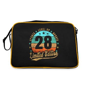 Update Level Up 28 Years Limited Edition Retro - Retro Bag - black/gold - Back