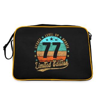 Update Level Up 77 Years Limited Edition Retro - Retro Bag - black/gold - Back
