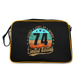 Update Level Up 74 Years Limited Edition Retro - Retro Bag - black/gold - Back