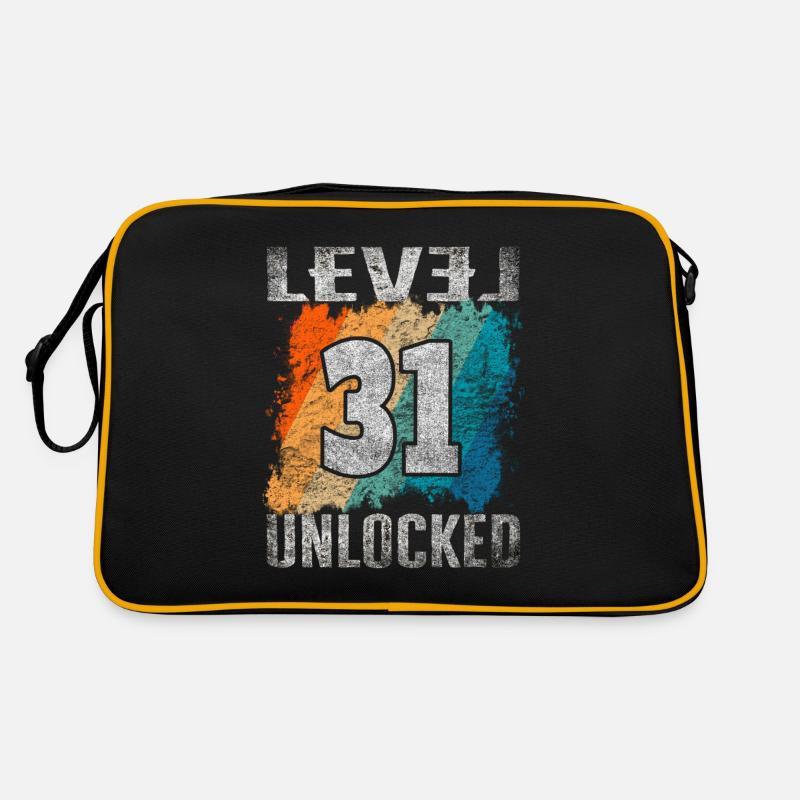 Niveau cadeau d’anniversaire débloqué 31 ans Sac Retro
