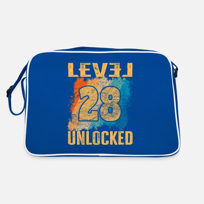 Niveau cadeau d’anniversaire débloqué 28 ans Sac Retro