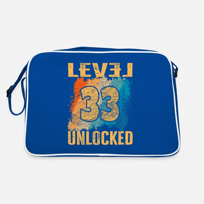 Birthday Gift Level Unlocked 33 years Retro Bag