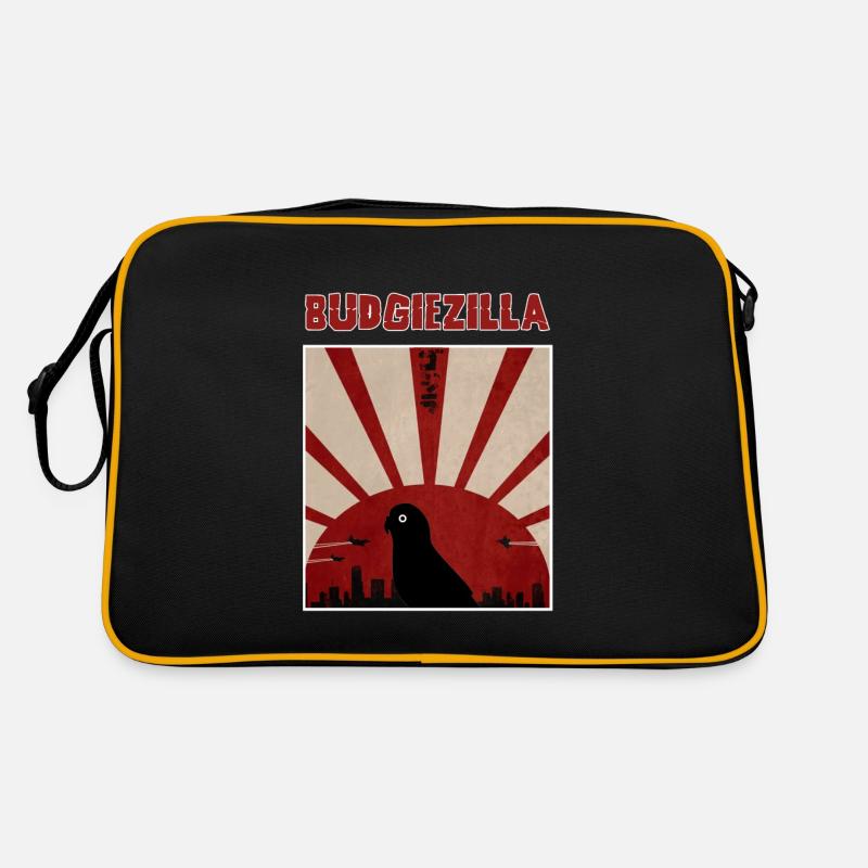 Conception de perruche Budgerigar Budgie Sac Retro