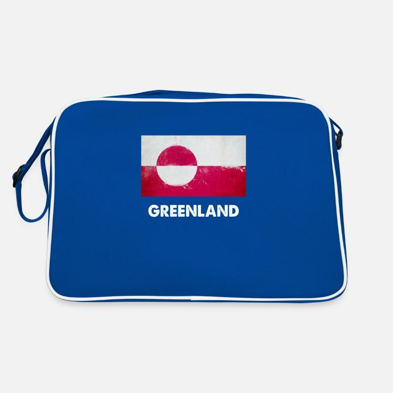 Conception de drapeau du Groenland | Conception du Groenland Sac Retro