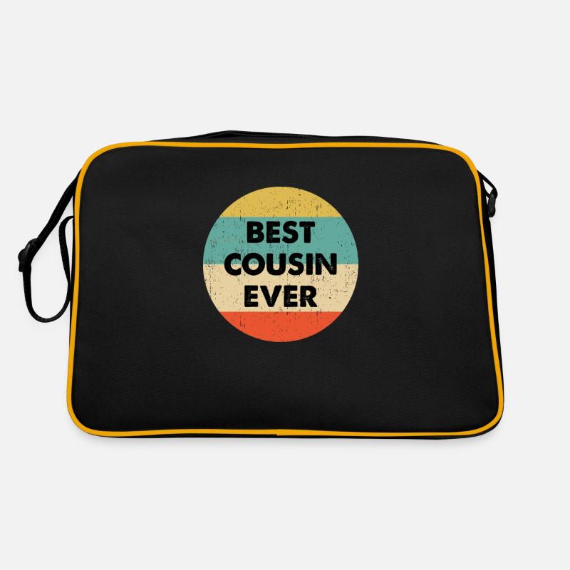 Bester Cousin aller Zeiten Design Retro Tasche