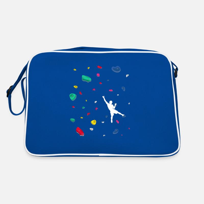 Klettern Boulderwand Felskletterer Bouldern Retro Tasche