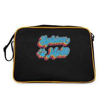 Sphinx Mama Sphinx Cat Sphynx Retro Vintage - Retro Bag - black/gold - Back