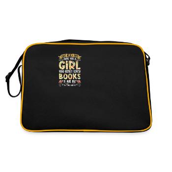 Girls, the books for book lovers really - Retro Bag - black/gold - Back