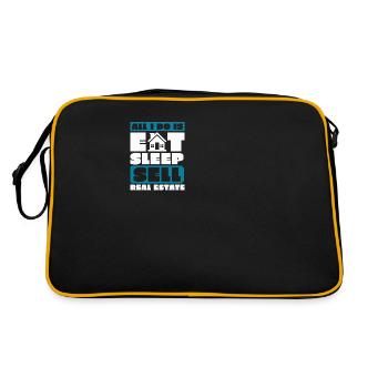 Manger dormir Vendre des biens immobiliers pour - Sac Retro - noir/or - Dos