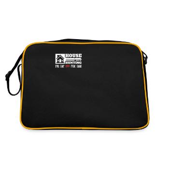 Recherche d’appartements pour les agents immobiliers - Sac Retro - noir/or - Dos