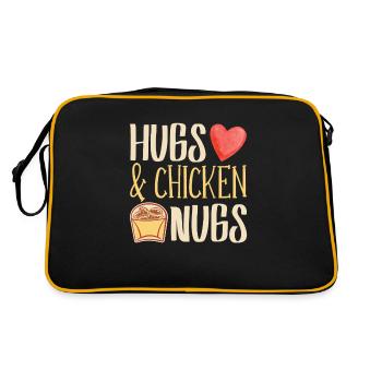 Câlins & Nugs Nugget Lover Poulet - Sac Retro - noir/or - Dos