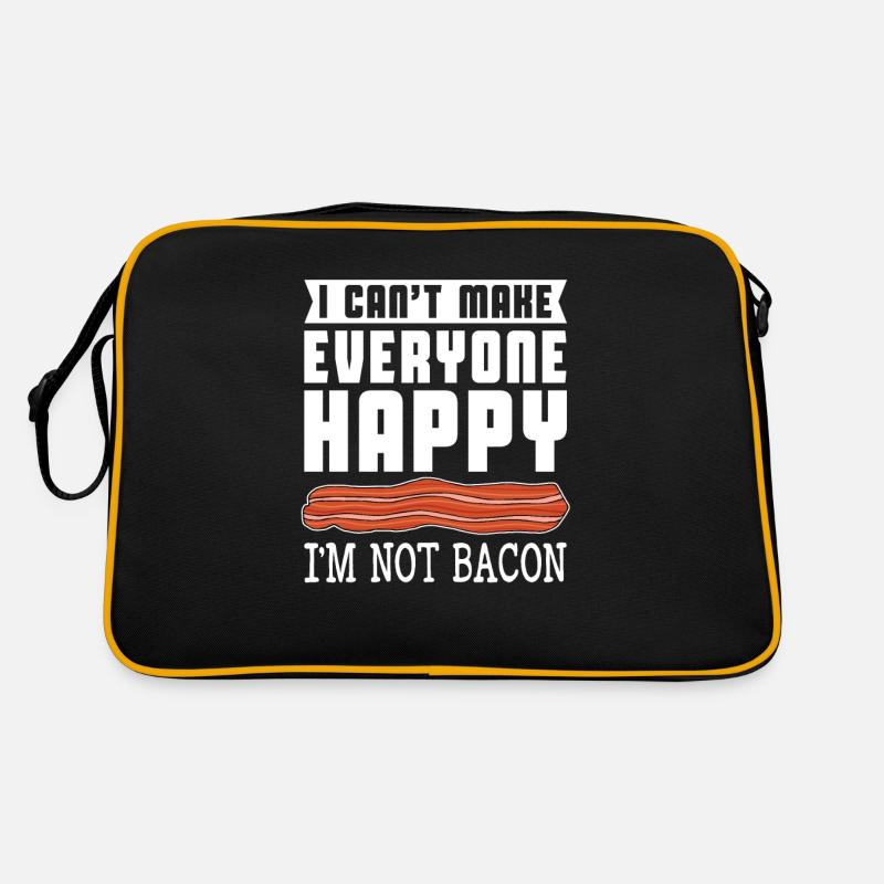 Je ne suis pas un Bacon Breakfast Bacon Lover Meat Sac Retro