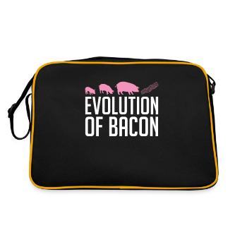 Évolution du bacon Petit déjeuner Bacon Lover Meat - Sac Retro - noir/or - Dos