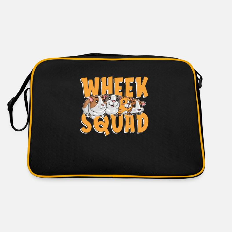 Wheek Squad Cochon d’Inde Rongeur Amoureux Sac Retro