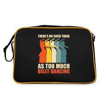 Trop de danse du ventre pour la danseuse du ventre - Sac Retro - noir/or - Dos