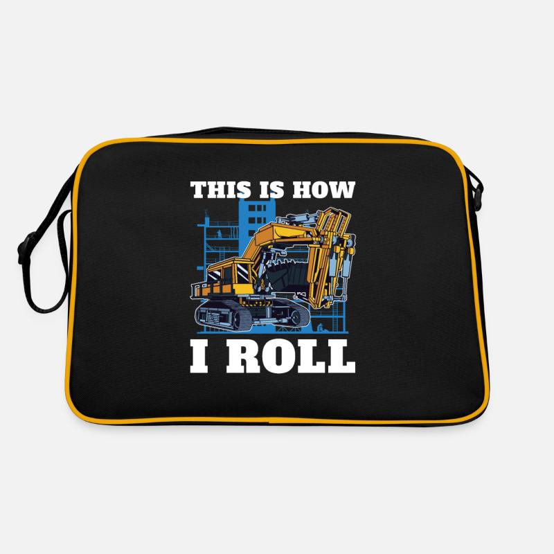 So Rolle Ich Für Baggerfahrer Retro Tasche