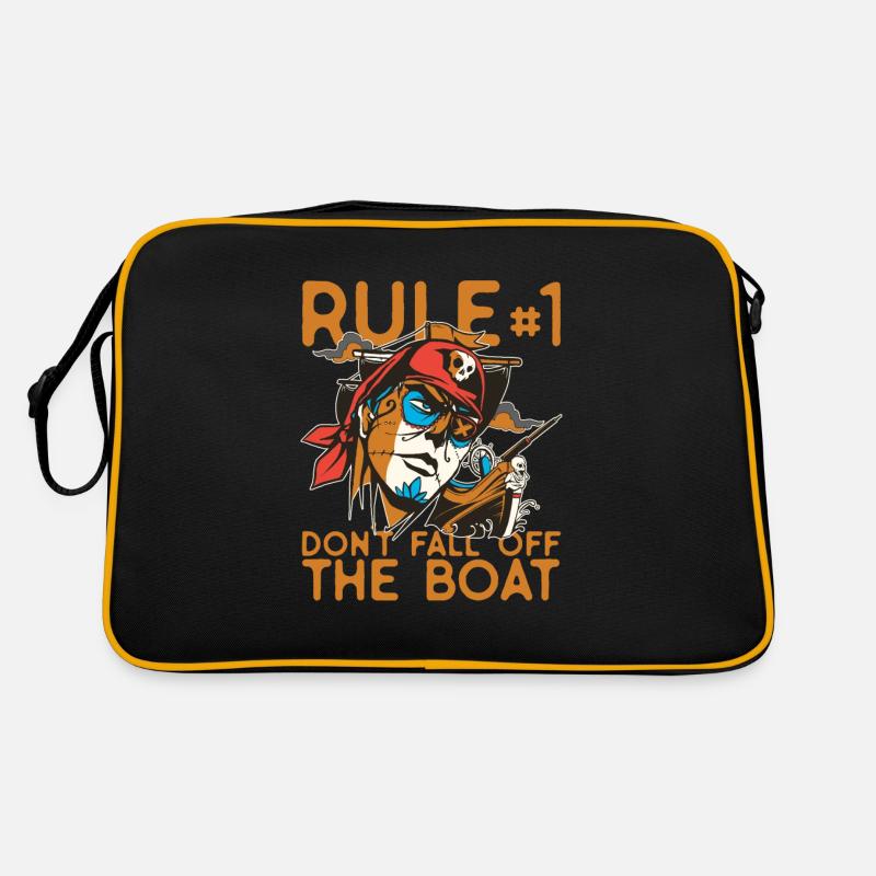 Règle #1: Ne tombez pas des pirates du bateau Sac Retro