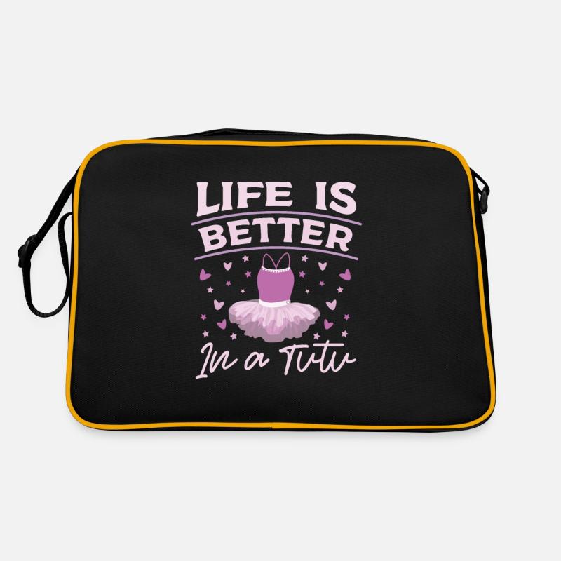 Das Leben Ist Besser In Einer Retro Tasche