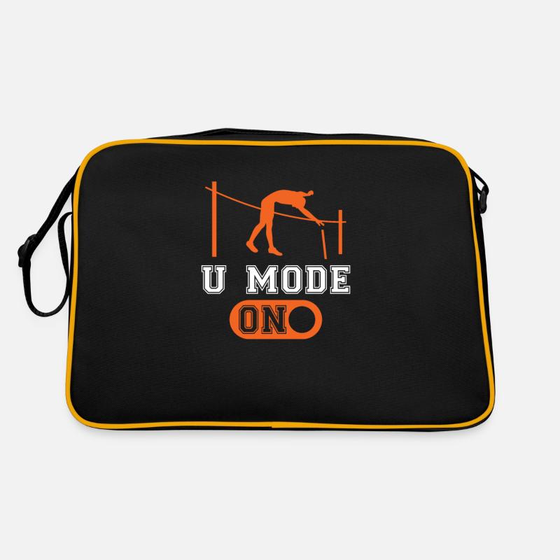 U-mode on the athletics pole vault Retro Bag