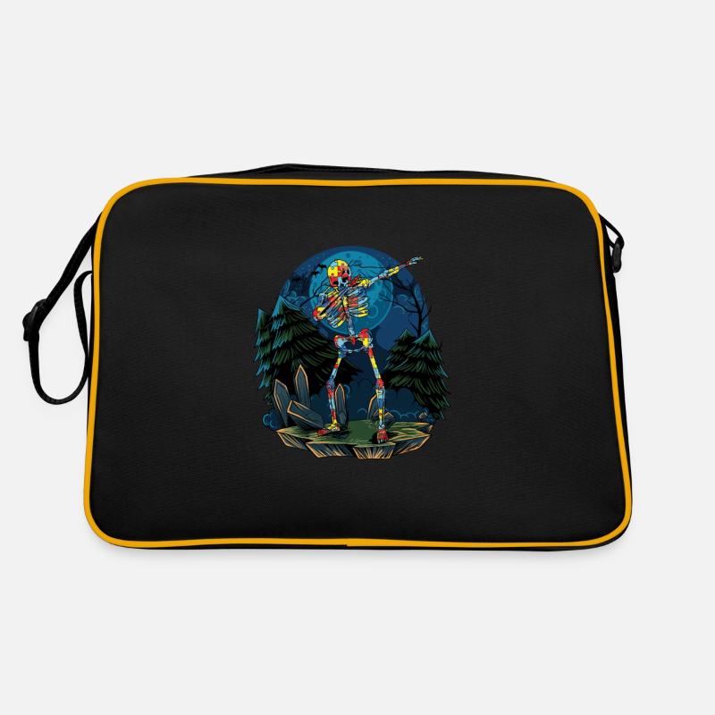 Es Ist Okay, Ein Bisschen Anders Zu Sein Als - Retro Tasche - Schwarz/Gold