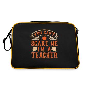 Tu ne peux pas me faire peur, je suis un - Sac Retro - noir/or - Dos