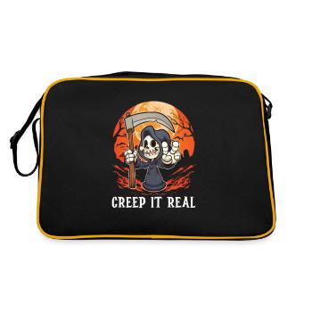 Creep It Real Halloween Costume Halloween Party - Retro Bag - black/gold - Back