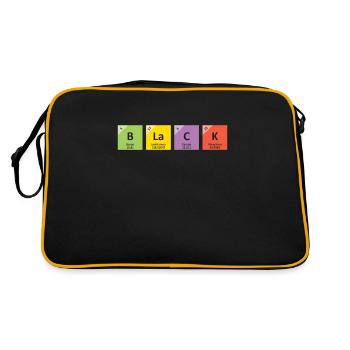 Tableau périodique noir Histoire des Noirs - Sac Retro - noir/or - Dos