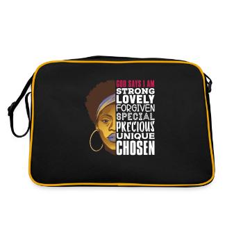 Forte Belle Noire Femmes Noires Histoire Noire - Sac Retro - noir/or - Dos