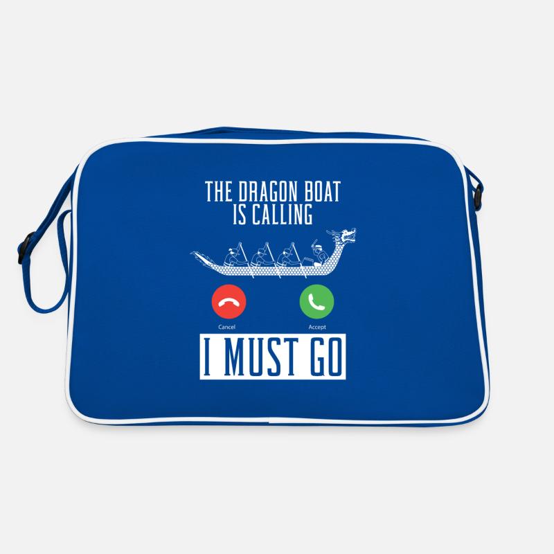 Das Drachenboot Ruft, Ich Muss Paddler Gehen Retro Tasche
