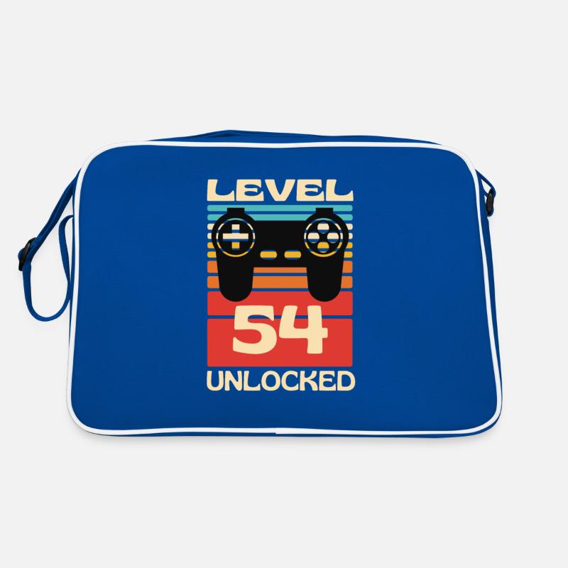Level 54 Unlocked Funny Gaming Retro Bag