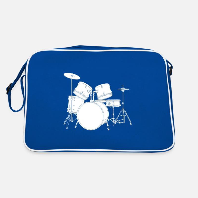 Conception de batteur de joueur de batterie de batteur Sac Retro