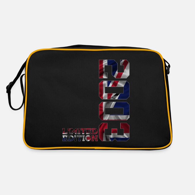 ÉDITION LIMITÉE ANGLETERRE 23E ANNIVERSAIRE 2003 UK Sac Retro