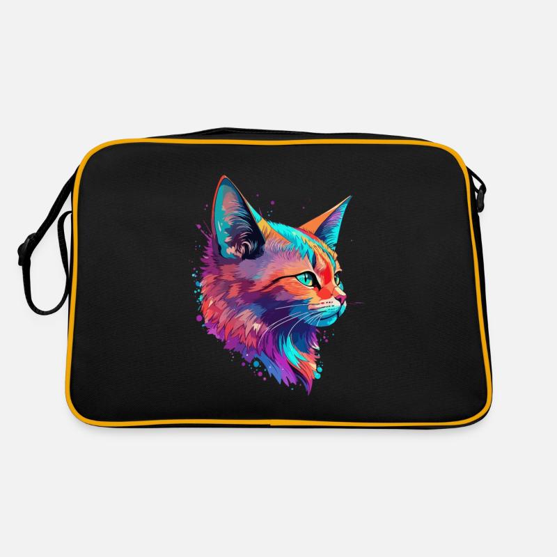 Chats Pet Art Mignon Chat Mignon Chaton Sac Retro