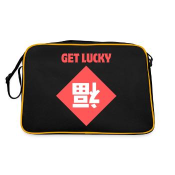 Get Lucky / Chinese Lucky charm (Fu dao) - Sac Retro - noir/or - Dos