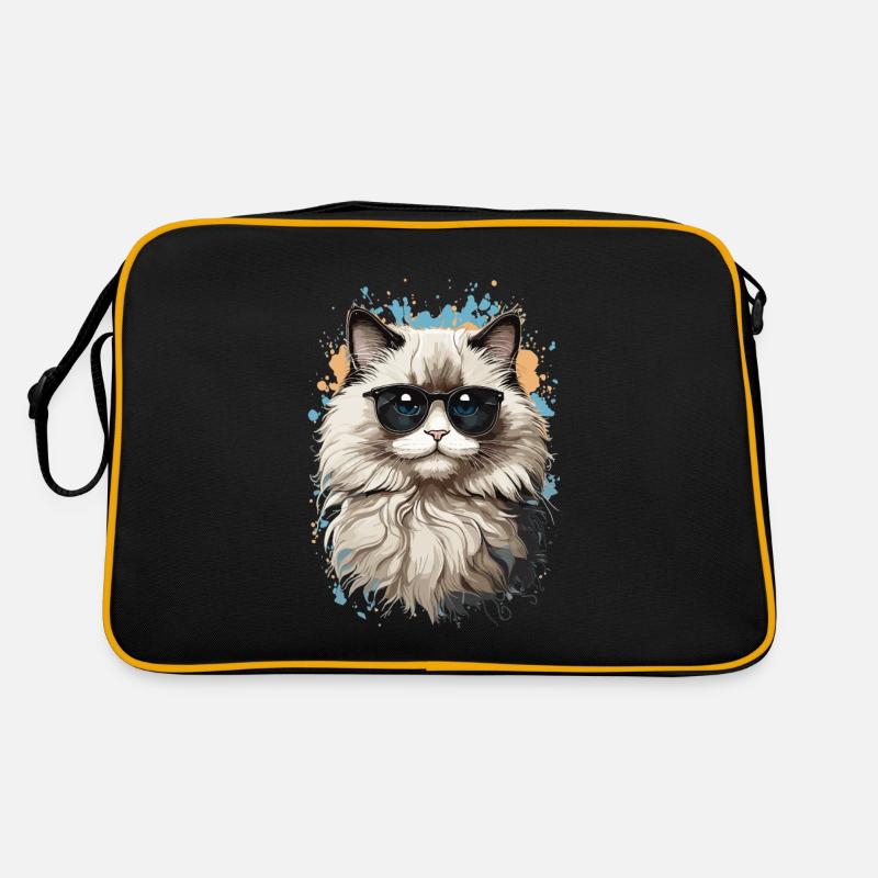 Ragdoll cat for true cat lovers cats Retro Bag