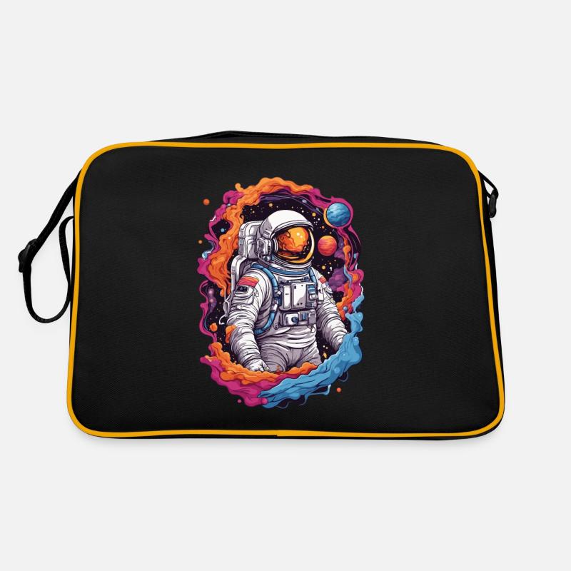 Astronautes de l’espace conçoivent des étoiles et des planètes Sac Retro