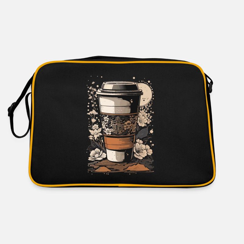 Ukiyo-E Coffee Art Passion Coffee Lover Retro Bag