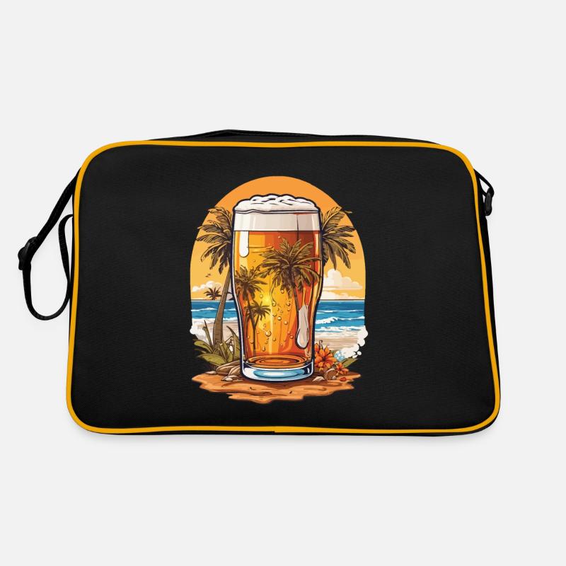Tropical Beer Paradise for Beer Lovers Retro Bag
