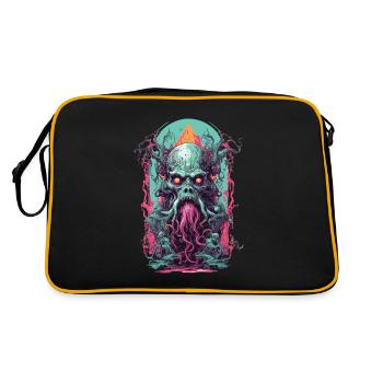 Underworld démons occulte horreur gothique Design - Sac Retro - noir/or - Dos