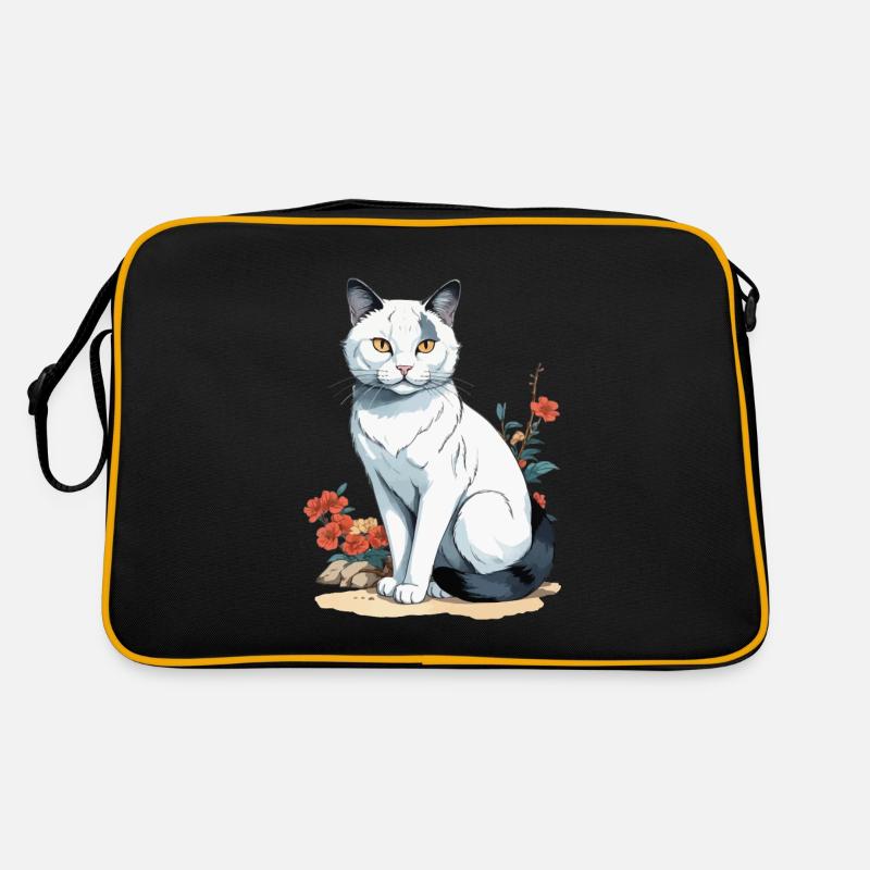 Chats domestiques, Propriétaire, Chat mignon, Chats, Dame Sac Retro