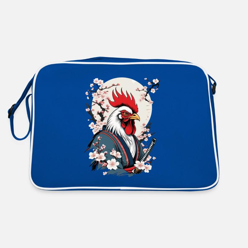Coq Vintage samouraï Ukiyo-E Style Design Sac Retro