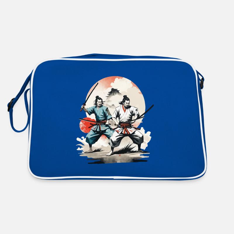 Samurai Picture Retro Vintage Ukiyo-E Aesthetic Retro Bag